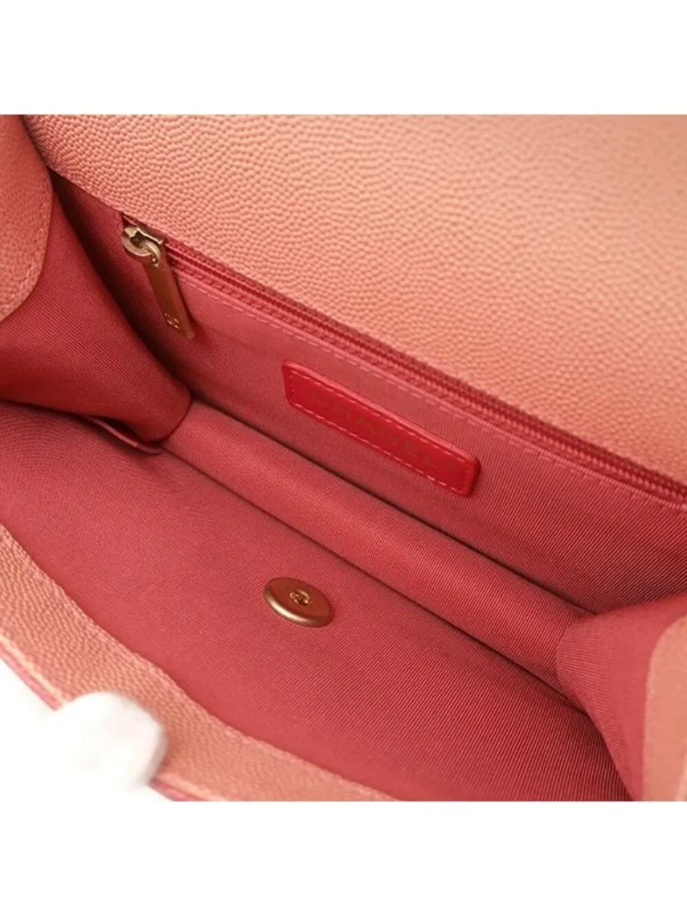 Chanel Waist Bag Sunset on the Sea Caviar Leather Pink Matte Gold Gradient 27